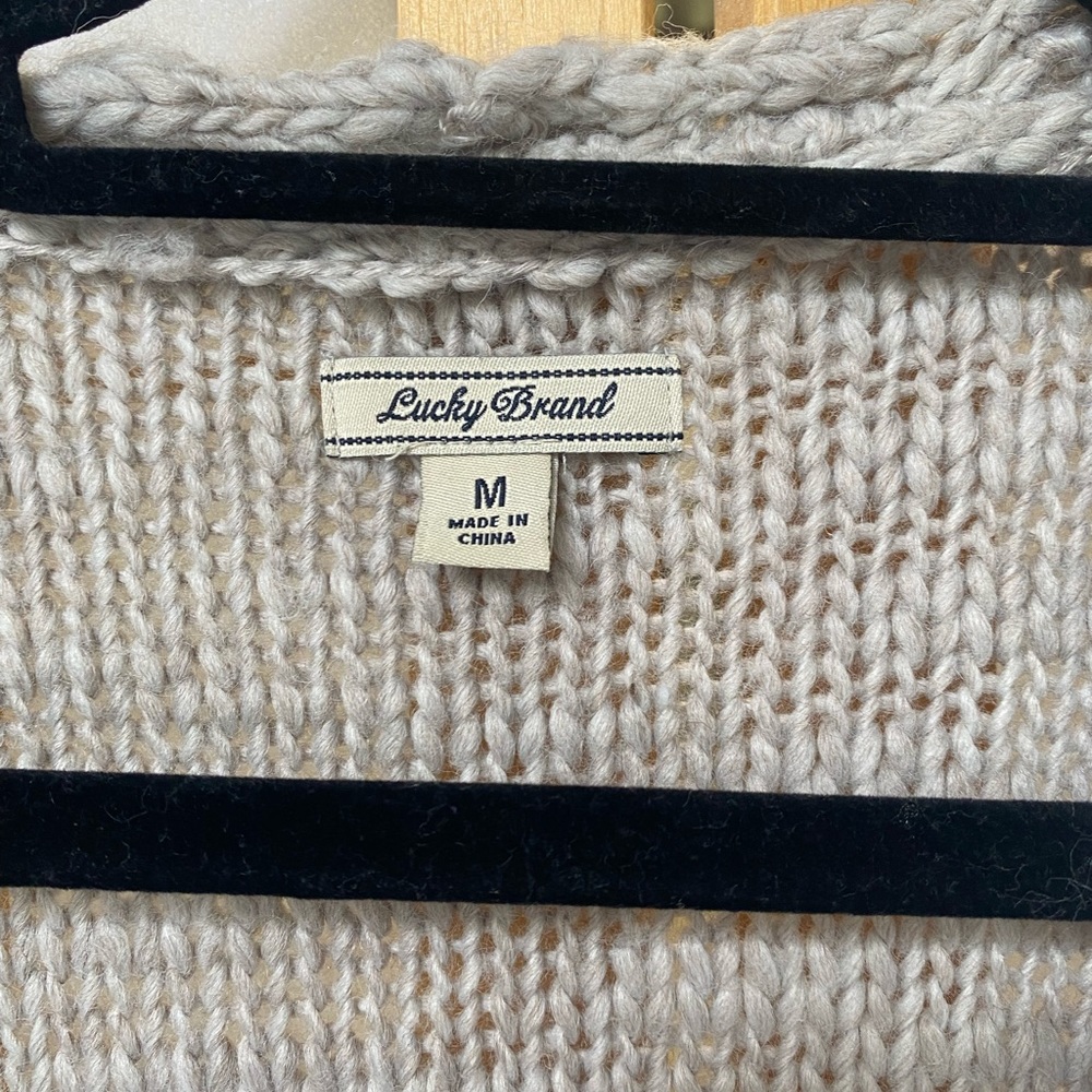 Fringe Lucky Brand 🍀 Cardigan Sweater - Picture 3 of 3